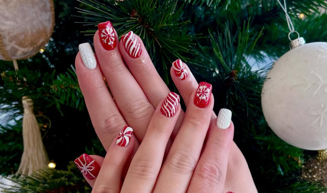 Coloured Acrylic Nails